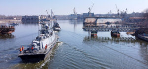 Two Ukrainian boats undergo repairs